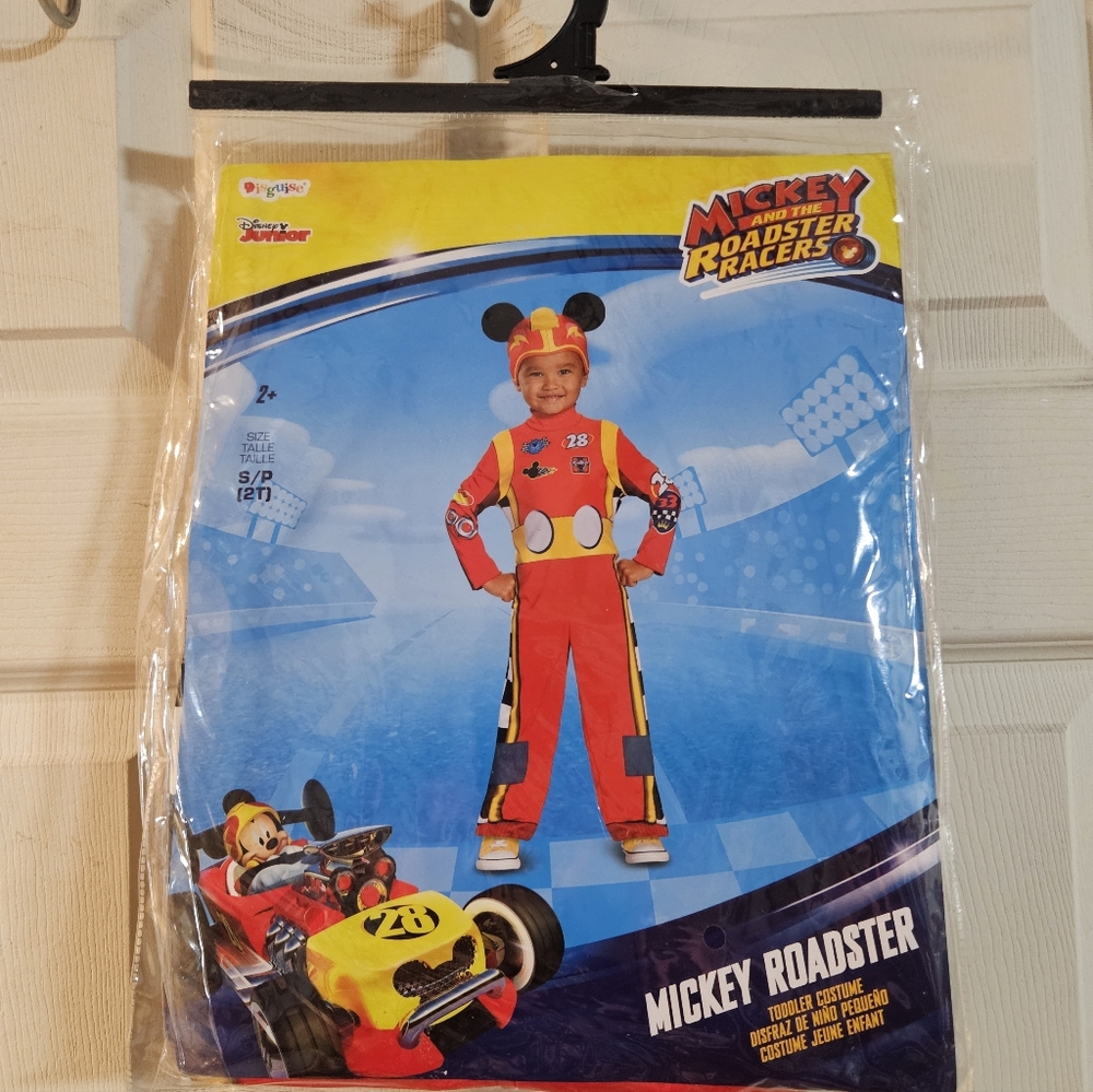 Disguise Mickey Roadster Racers Costume - Red and Yellow